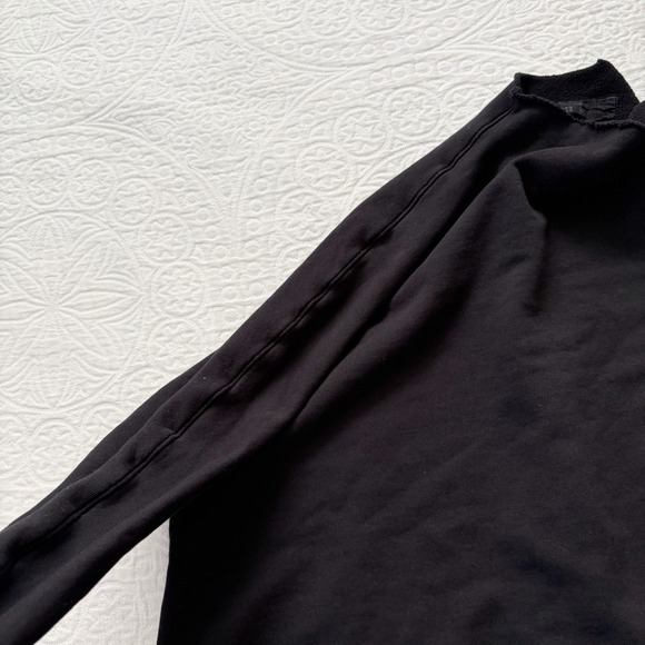 Frank & Eileen Effie Long Sleeve‎ Funnel Neck Capelet, Black Triple Fleece - Picture 4 of 8